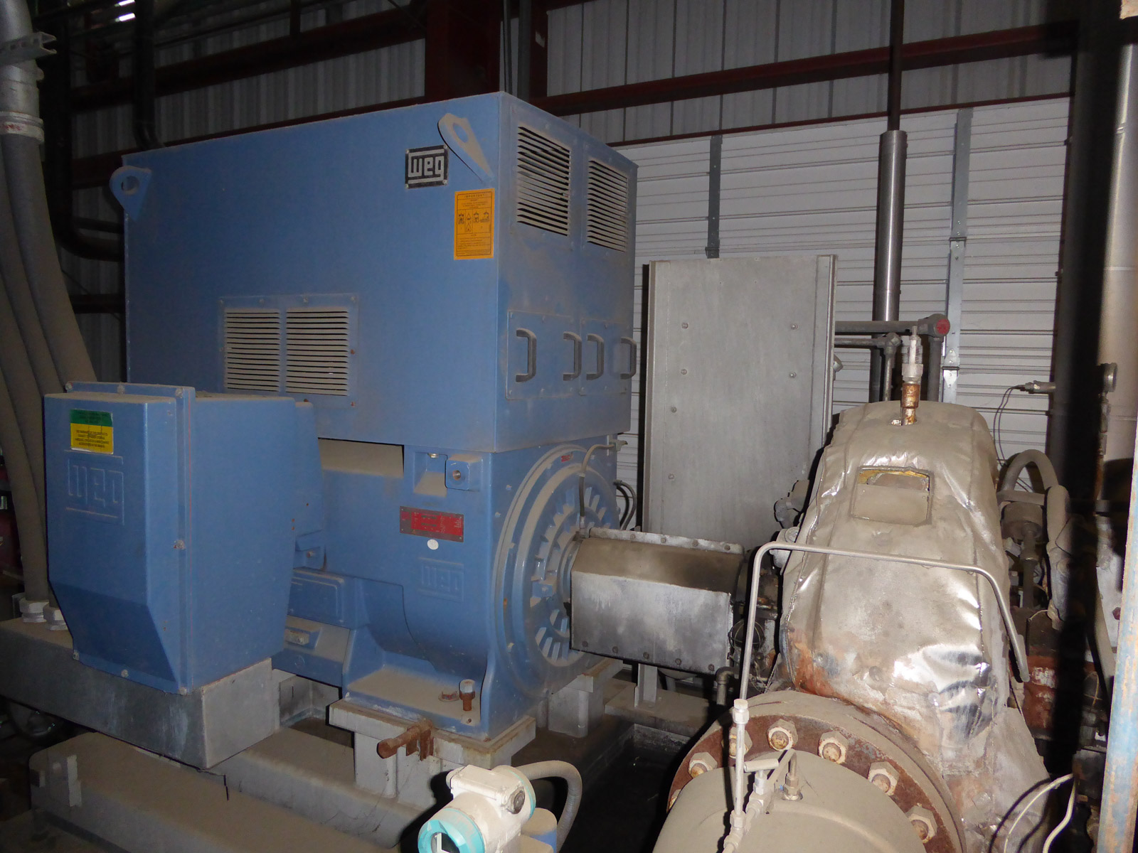 Used Steam Turbine Generator, Elliott Turbines. Cogen Plant